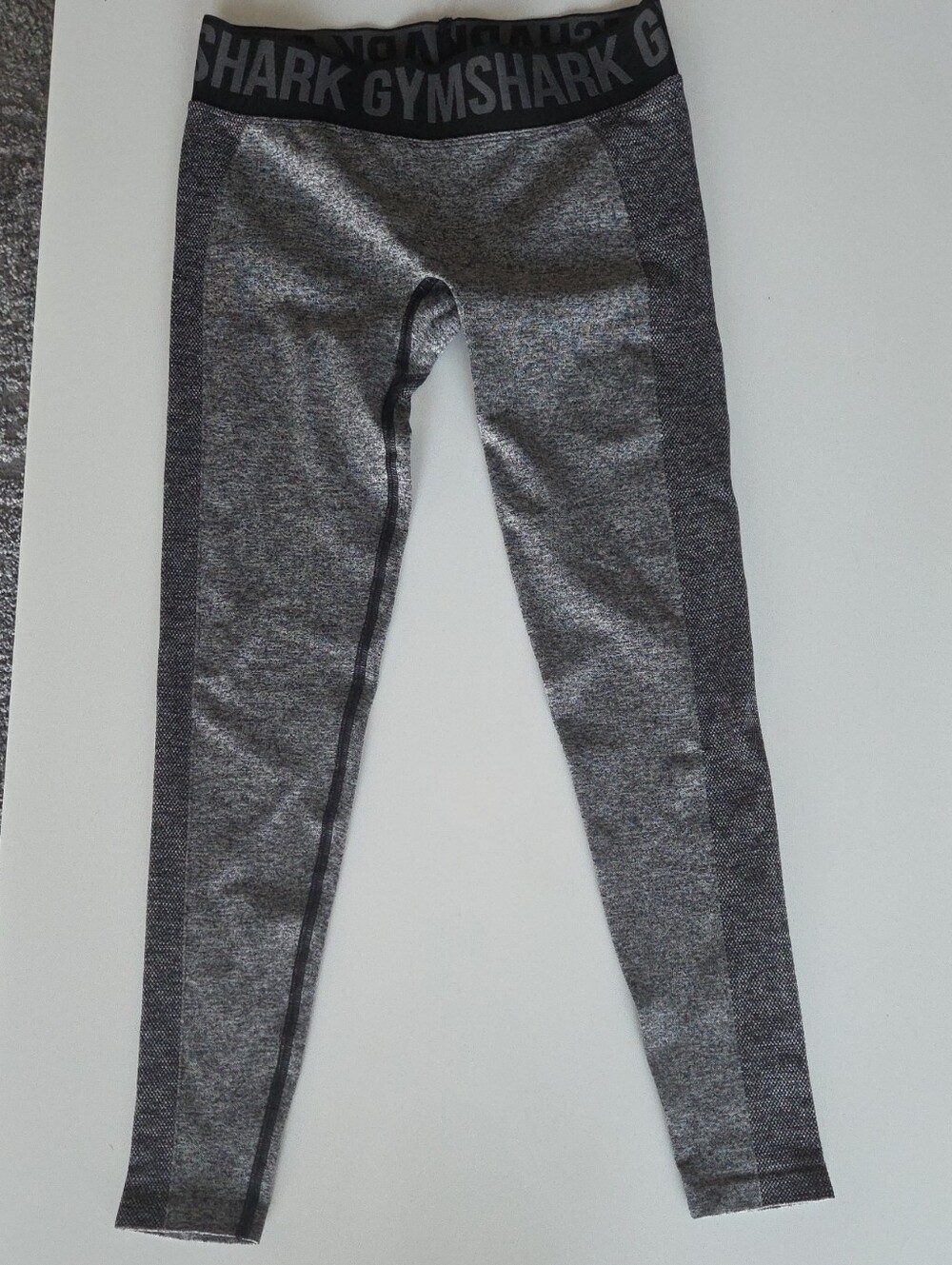 Gymshark Flex Low Rise Black Marl/Charcoal Leggings